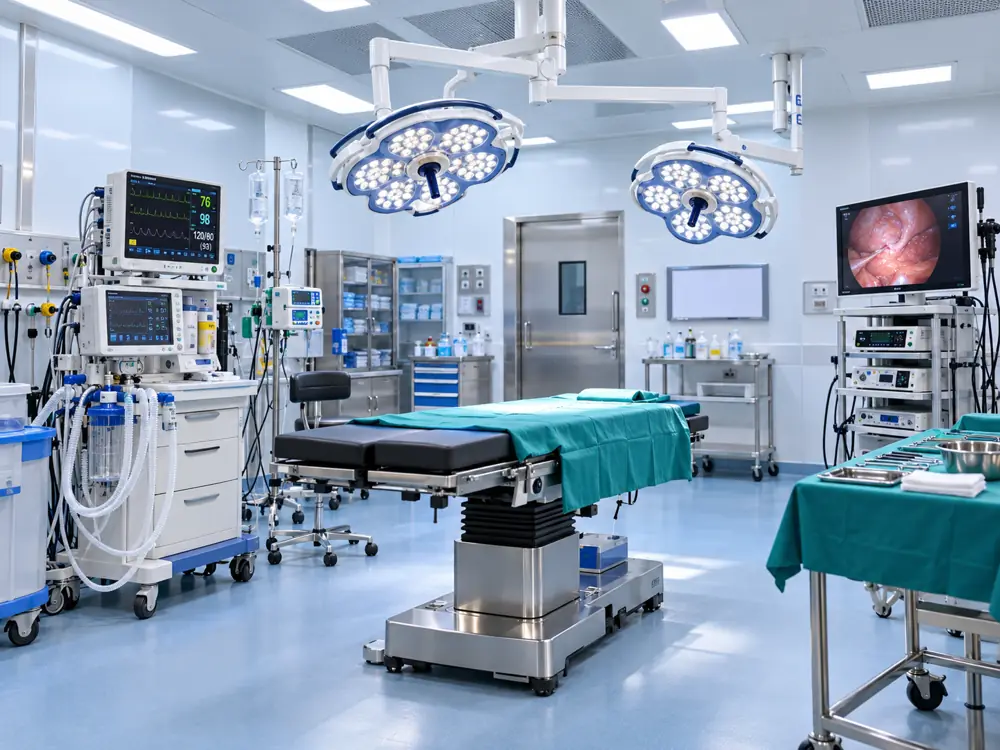 Visual depicting an operation theatre environment